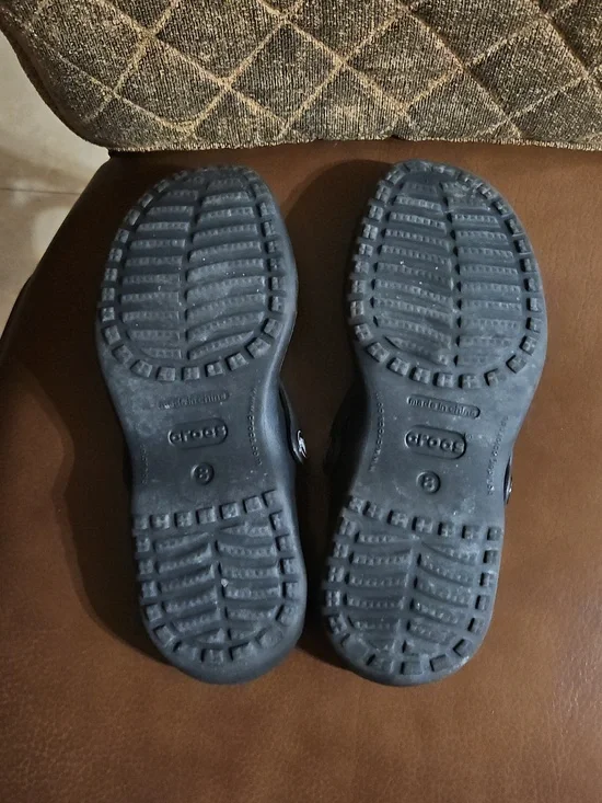 Crocs Cleo Slip On Slides Sandals Shoes Black - Picture 5 of 5